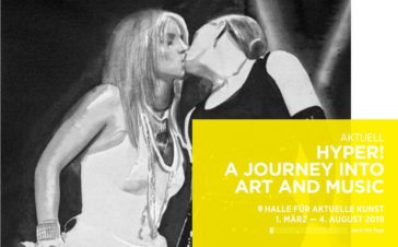 Poster Hyper! A Journey into Art and Music, Milak Radenko, Britney kisses Madonna, 2019, Detail, Courtesy: Priska Pasquer