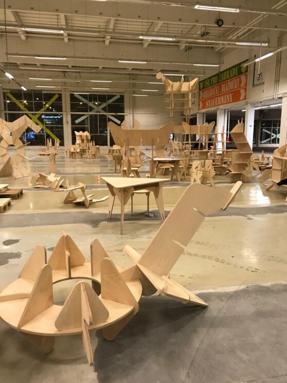 Temporary Structures 4, Plato Ostrava, Czech Republic, 22 Nov 2018 - 31 Mar 2019, Photo: Martin Polák