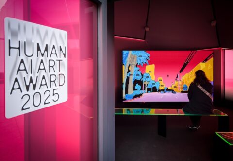 Unknown Label, Nicholas Gourault, 2. Human AI Art Award, 2025, Photo Norbert Tittermann