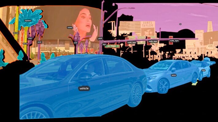 Nicolas Gourault, Unknown Label, 2023, 3 Channel video installation, video still