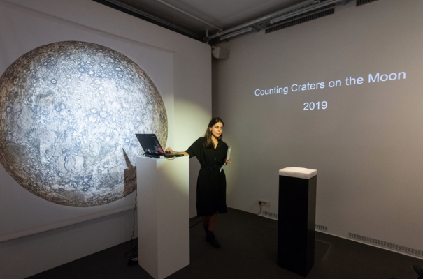 Aksioma Project Space, Ljubljana, Counting Craters on the Moon, 2019, Photo Domen Pal