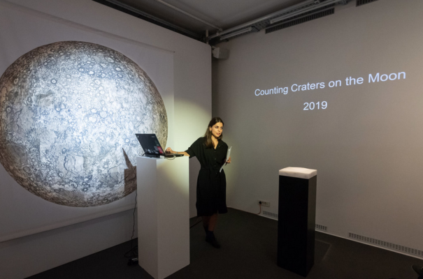 Aksioma Project Space Ljubljana Counting Craters on the Moon 2019 Photo Domen Pal