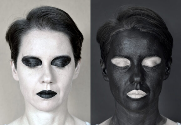 Aneta Grzeszykowska, Negative Make-Up (Black), 2016