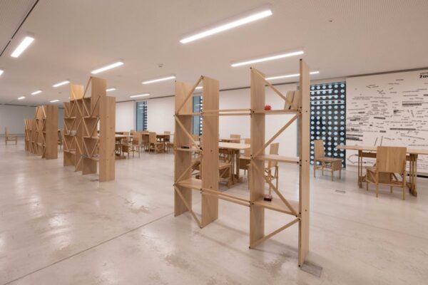 Tobias Putrih, Cukrarna Library, Ljubljana, 2022