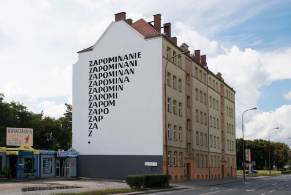 Stanislaw Drozdz, Mural Zapominanie, Wroclaw 2016, Foto Malgorzata Kujda