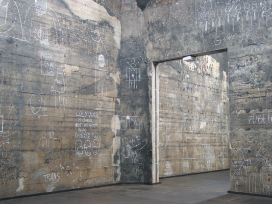 White Chalk Dark Issues, Zeche Zollverein Essen, 2003, Courtesy Gregor Podnar