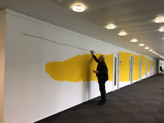 The Yellow Blob Story, Nedko Solakov, Headquarter Bonn 2017