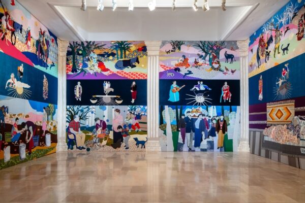 Małgorzata Mirga-Tas, Re-enchanting the World, exhibition view, Polish Pavillon Biennale Venezia 2022, photo Daniel Rumiancew, Courtesy Zacheta National Gallery of Art