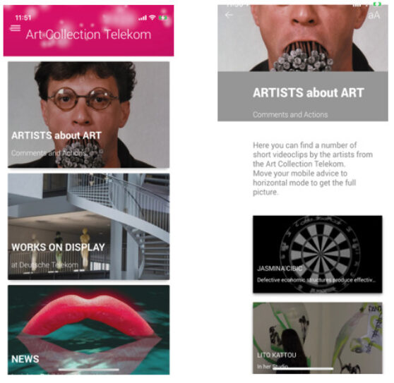 Art Collection Telekom – APP