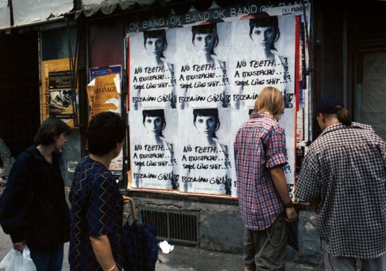 Šejla Kamerić, Bosnian Girl, 2003, Sarajevo street, Photo Tarik Samarah