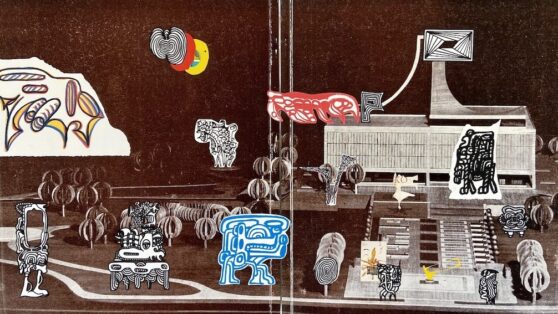 Marko Tadić, Museum of the Revolution, 2024, Collage on paper, Courtesy the artist