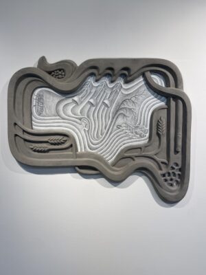 Anna Hulačová, Relief 2: Plowing, 2024