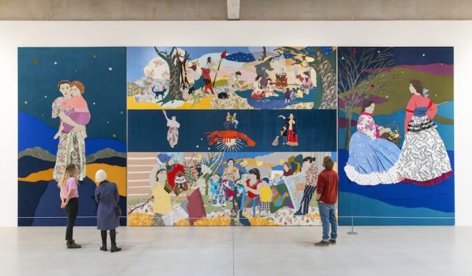 Malgorzata Mirga-Tas, installation view at Tate St Ives, 2024, Photo: Tate, Lucy Green