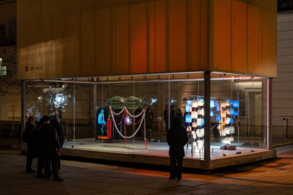 Sasha Auerbakh, installation view LUX, Museumsquartier Vienna Art Box, 2024, Photo Simon Veres 2