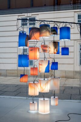 Sasha Auerbakh, installation view (detail) LUX Museumsquartier Vienna Art Box, 2024, Photo Simon Veres