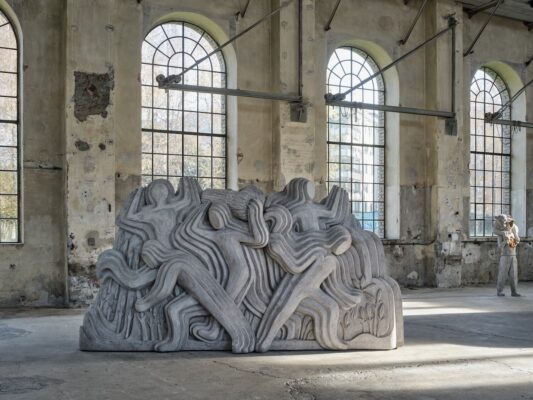 Anna Hulačová, 'Underworld and Confiscation' (2025), Installationsansicht 'Bucolica', Kunstraum Dornbirn 2025, Foto Günter Richard Wett, © Anna Hulačová, courtesy der Künstlerin und hunt kastner, Prag.