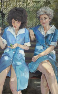 Paulina Ołowska, Anna & Tris on Outskirts of Kiev, (after Yelena Yemchuk), 2025, photo Marek Gardulski