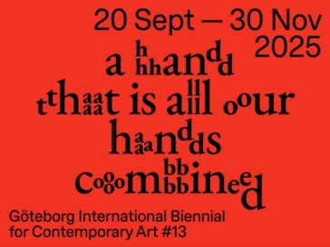Göteborg International Biennial for Contemporary Art #13 , 2025, Poster