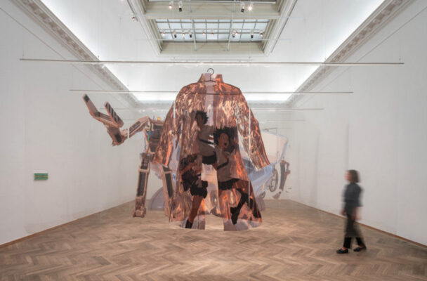 Aleksandra Domanović, Canopy Collaps, Kunsthal Charlottenborg, Copenhagen 2025. Photo David Stjernholm. Courtesy the artist and Kunsthal Charlottenborg