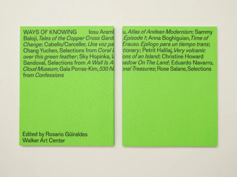 Ways of Knowing, Walker Art Center 2025