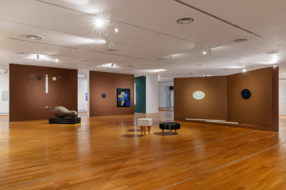 Ioana Nemeș, Installation view All Times At Once, 2025, MNAC Bucharest, Photo: Serioja Bocsok