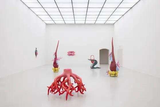 Zsófia Keresztes, Installation view Trembling Empire, 2025, Museum Of Fine Arts Liberec, photo Eva Rybarova
