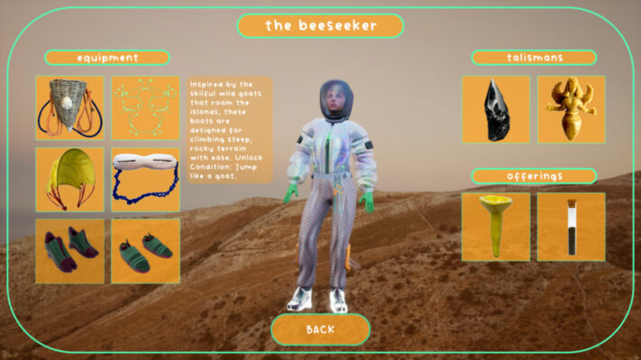 Kyriaki Goni, Telling the Bees (The Game), 2024, screenshot