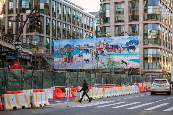 Małgorzata Mirga-Tas, Beyond the Horizon, High Line Art, New York, Photo Timothy Schenck