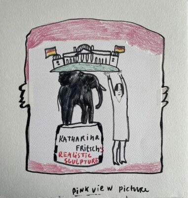 Alevtina Kakhidze, Pink View Picture, 30.6 x 29.7 cm
