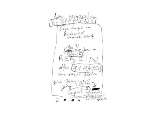 Dan Perjovschi, Bexperience, 2004