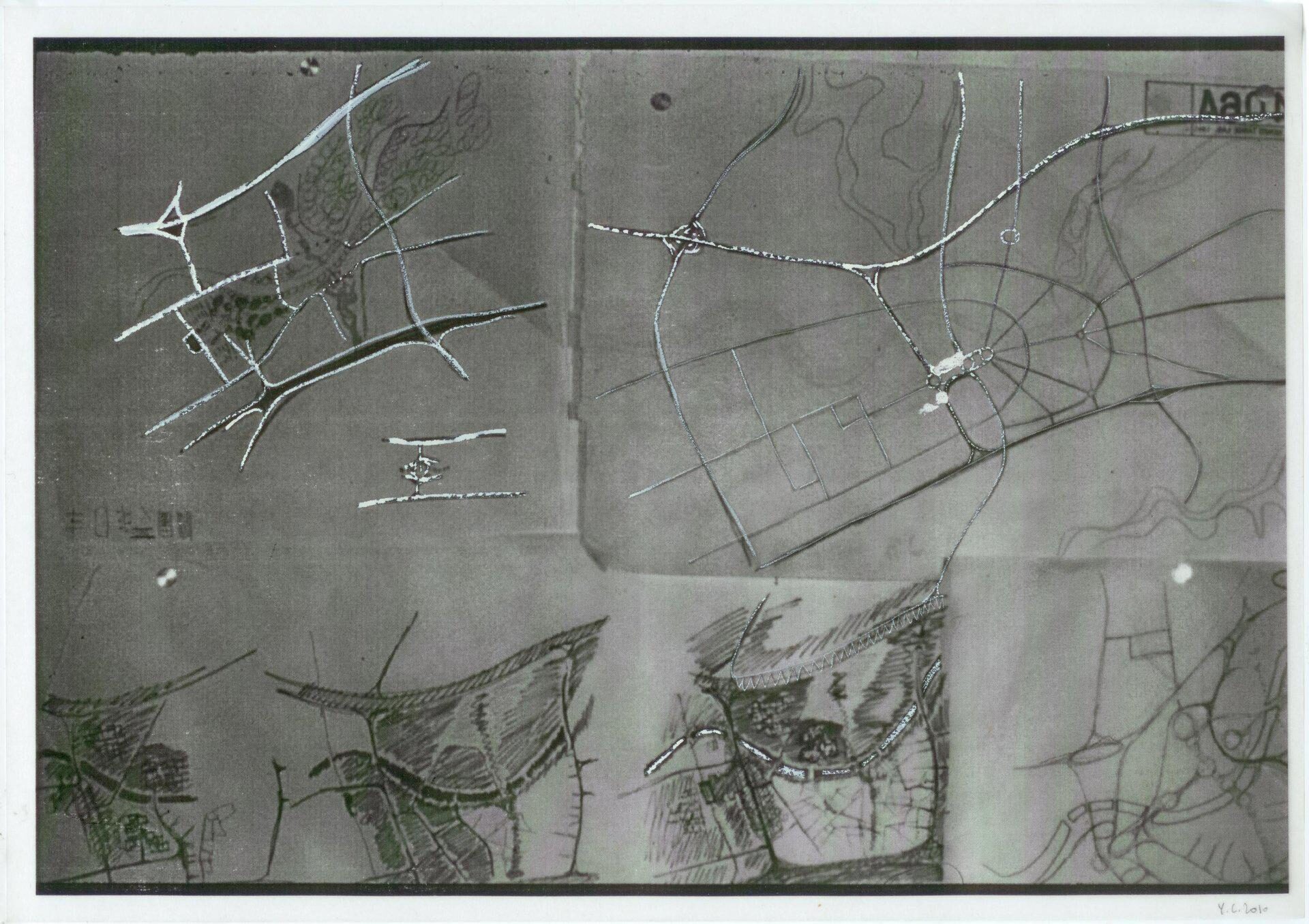 Yane Calovski, Obsessive Setting (Drawings), 2010, (3/12)