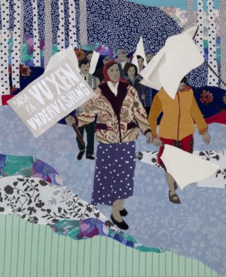 Małgorzata Mirga-Tas, Katarina Taikon, 1965 Protest, 2024, Foto Marek Gardulski